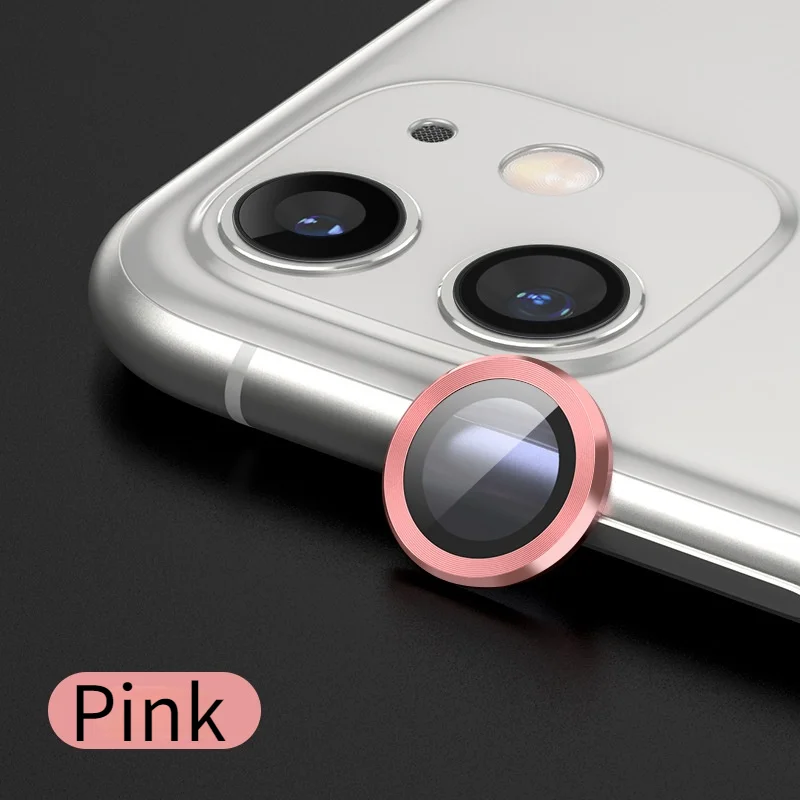 NEW 1PC Camera Lens Protector For iPhone 11 12 Pro Max Full Cover Case Metal Tempered Glass Screen Protector Rear Camera Films