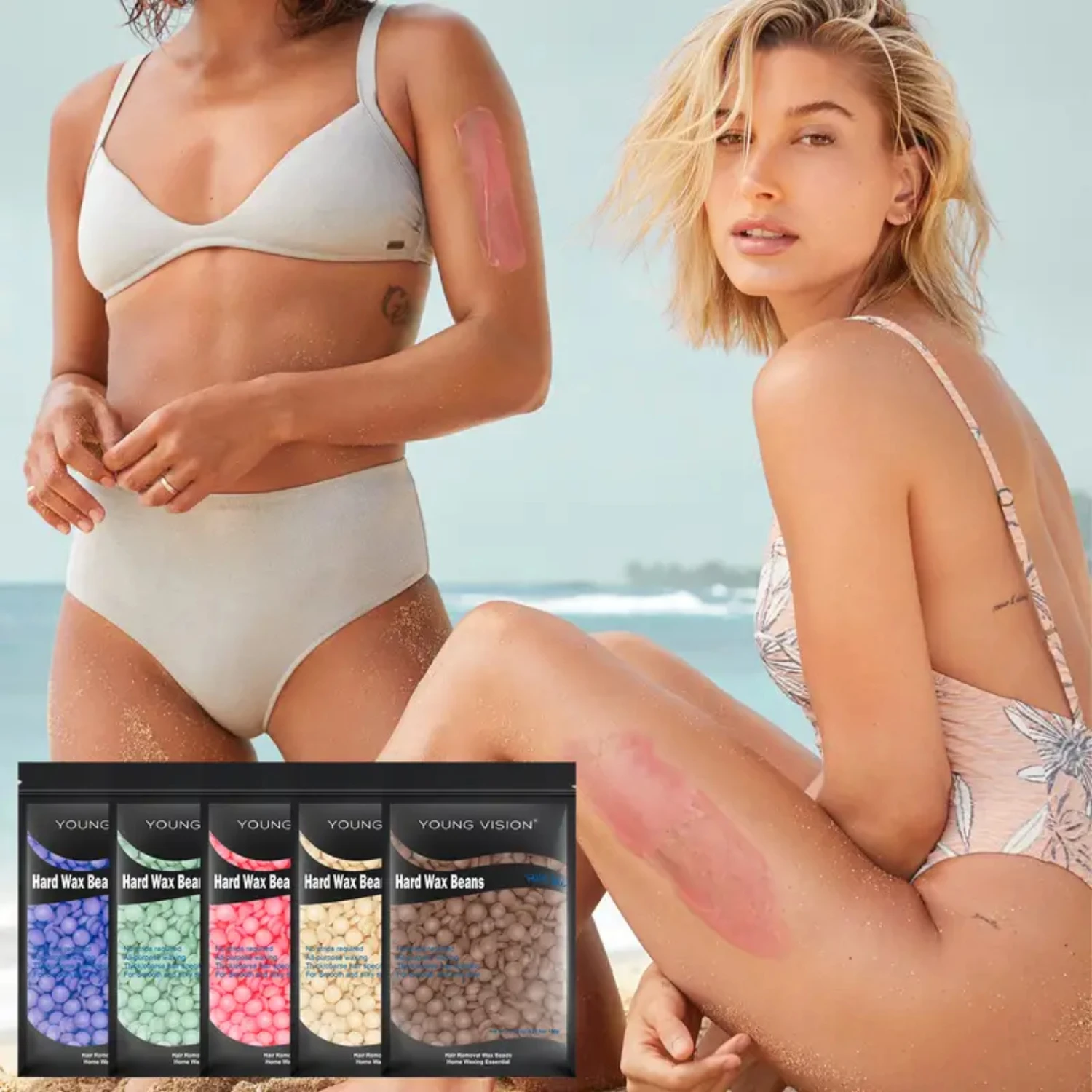 Набор для подогрева воска восковые бусины удаления волос объемные домашней