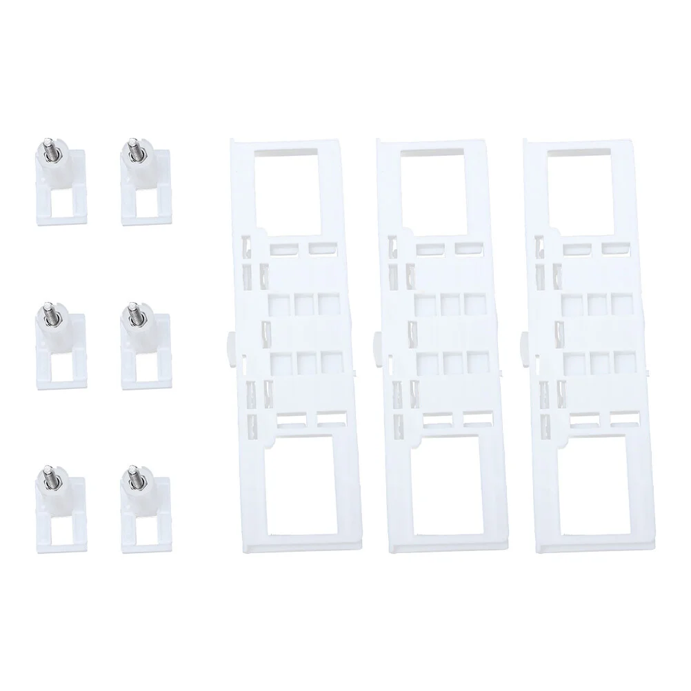 

3 Pcs Toilet Seat Screw White Screws Plug-in Boards Fixings Expand Replacement Parts Plastic Repair Supplies
