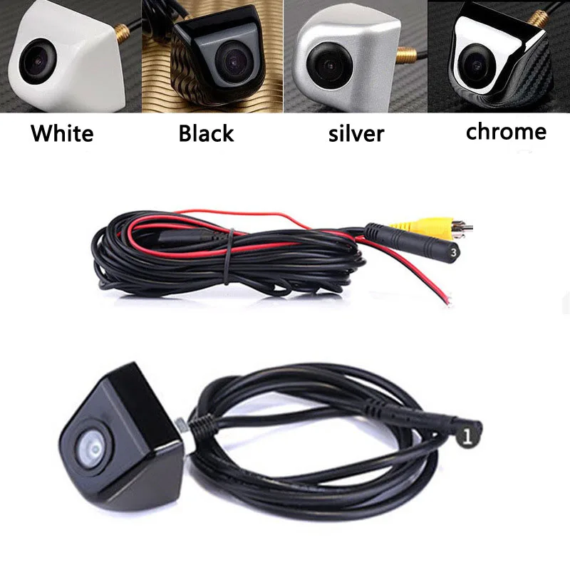 New Car Reversing Rear View External CCD High-definition Large angle Car Color Night Vision Waterproof Metal Reversing Camera