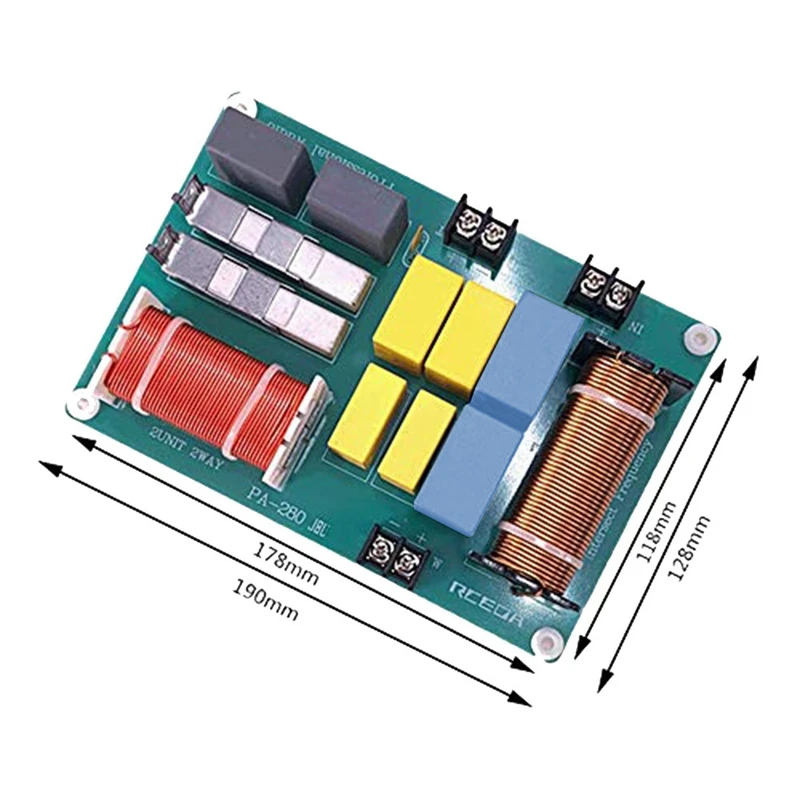 1 шт. 800 Вт Φ динамик 2 направления 2800 Гц Высокочастотный Низкочастотный делитель