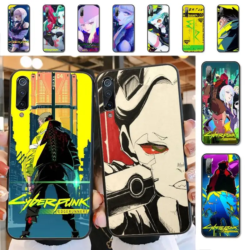 

Hot Anime C-cyberpunk Edgerunners Phone Case for Xiaomi mi 8 9 10 lite pro 9SE 5 6 X max 2 3 mix2s F1