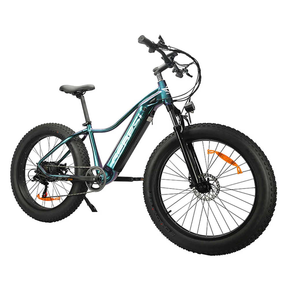 

13Ah 48V Electric Bicycle 26 Inches Lithium Battery Aluminum Alloy Snowfield Bike Ergonomic Seat Cushion Spring Fork