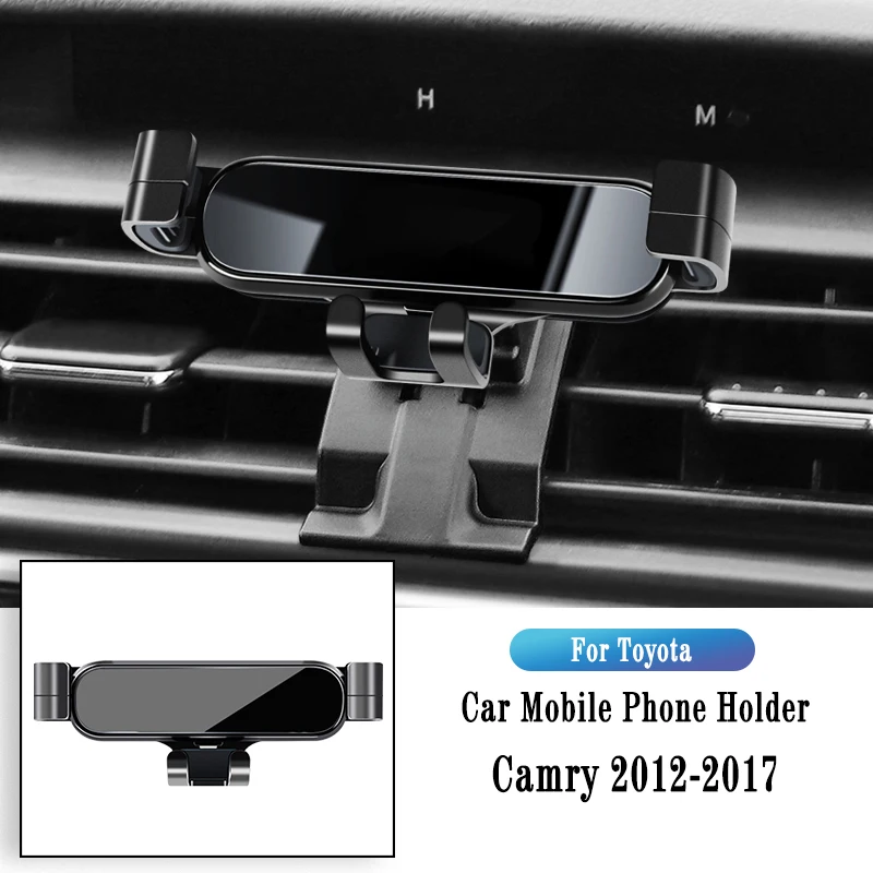 

Автомобильный держатель для телефона для Toyota Camry 2012-2017 гравитационный навигационный кронштейн зажим для воздуховыпускного отверстия поворотный держатель автомобильные аксессуары