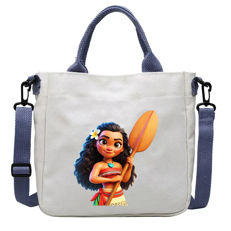 Моана холщовая сумка-тоут с милым принтом большая вместительная сумка на одно