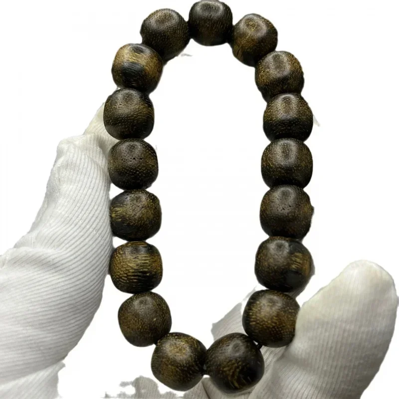 Серия Xingzhou пара из агарового дерева деревянный культурный артефакт бусины Будды