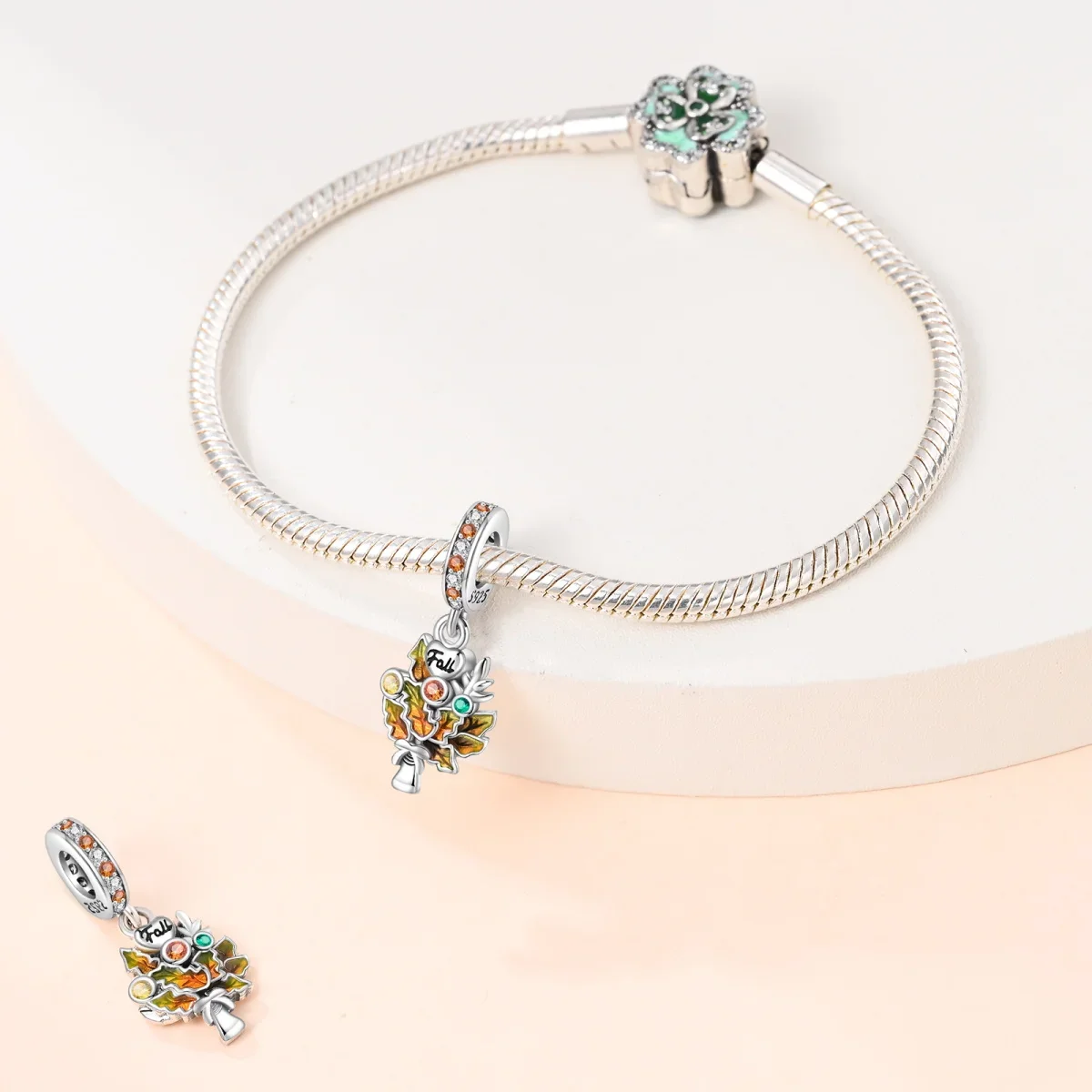 Осенняя серия Тыквенная карета кленовый лист и волшебная шляпа подвеска