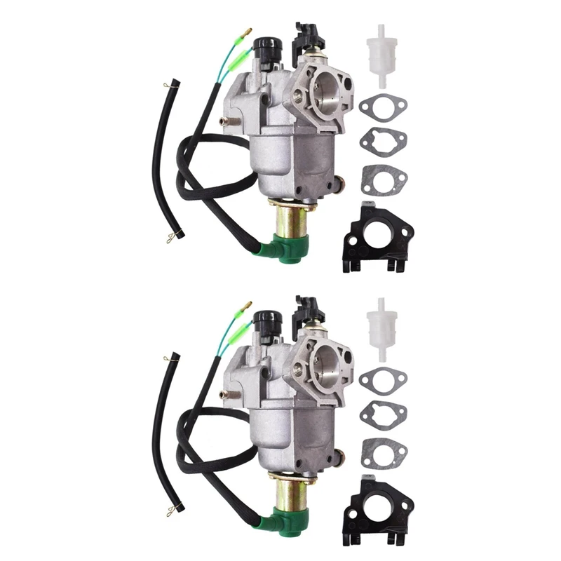 

2X Carburetor Carb For Honda GX340 GX390 188F Engine Motor 11HP 13HP Generator Parts