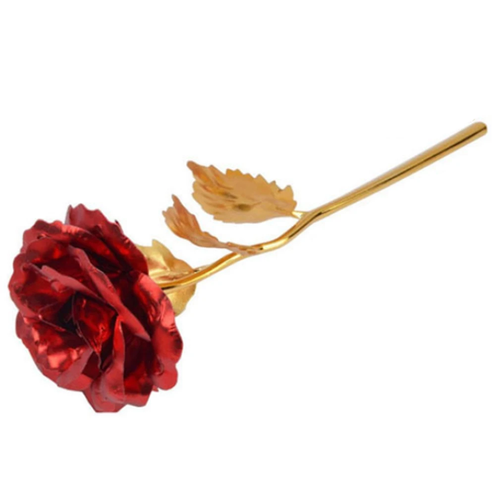 

Цветок красной розы 24 К, розовая роза золотого цвета 24 К, розовая вечная роза с подарочной коробкой и сумкой для влюбленных, матери, друзей, Д...