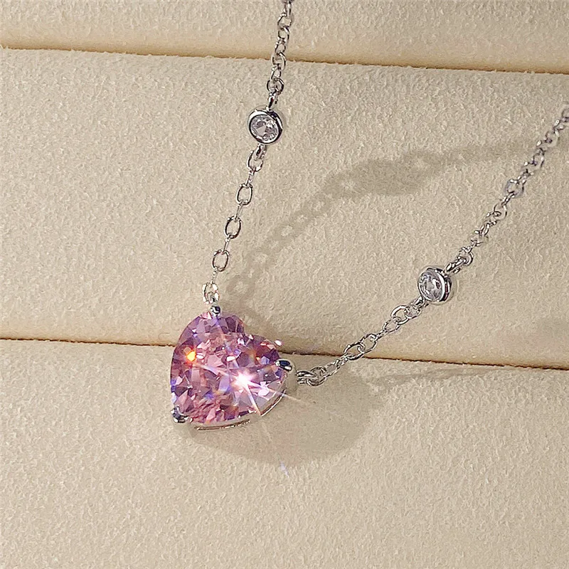 Модное ожерелье с подвеской из кубического циркония Huitan модное женское