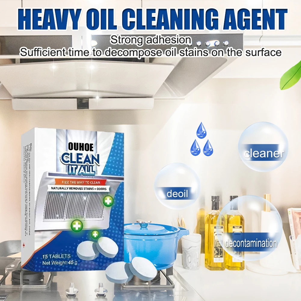 

15 шт., мощная кухонная паста для удаления пятен в духовке