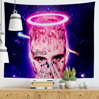 trippy tapestry psychedelic light carpet wall tapestry hanging illusions aesthetic tarot cards uv active led bedding room decor