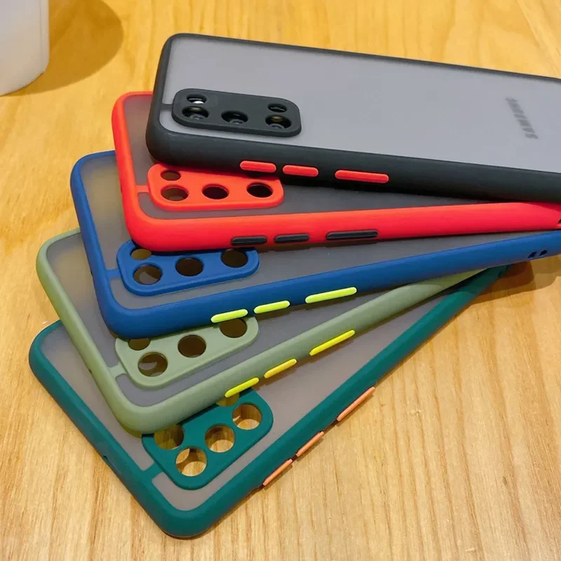 

Transparent Case For Samsung Galaxy S22 S21 S20 FE S8 S9 S10 Note 8 9 10 Plus Note 20 Ultra Shockproof Cover M31 M32 M51