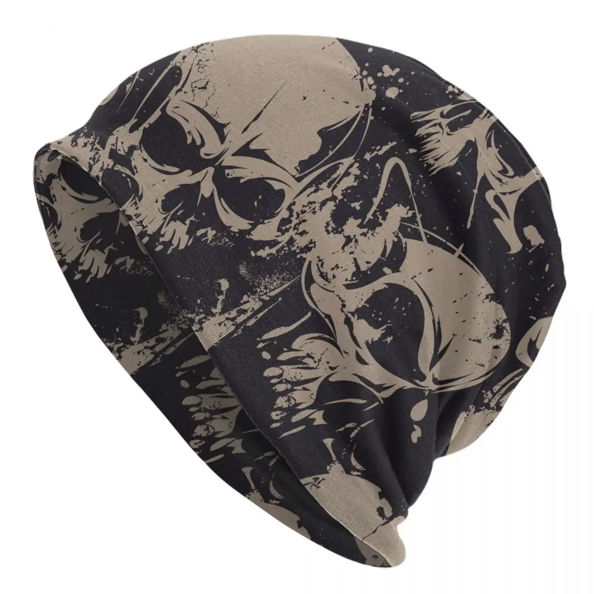

Grunge Skulls Men's Beanies for Women Outdoor Bonnet Hats Unisex Knitted Hat Hip Hop Cap