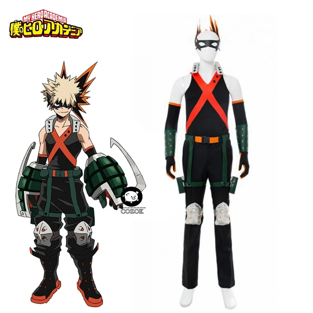 

Anime Boku no Hero Academia Costume My Hero Academia Costume Bakugou Katsuki Cosplay Costume Outfit Full Suit Halloween Carnival
