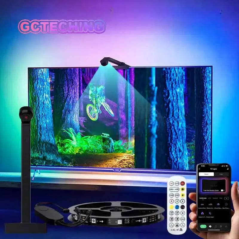 

GCTECHING RGBIC Светодиодная подсветка для телевизора 55-75 дюймов