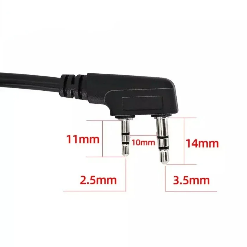Тактический аксессуар для наушников военный PTT Ken Plug Silynx U94 уличная охотничья