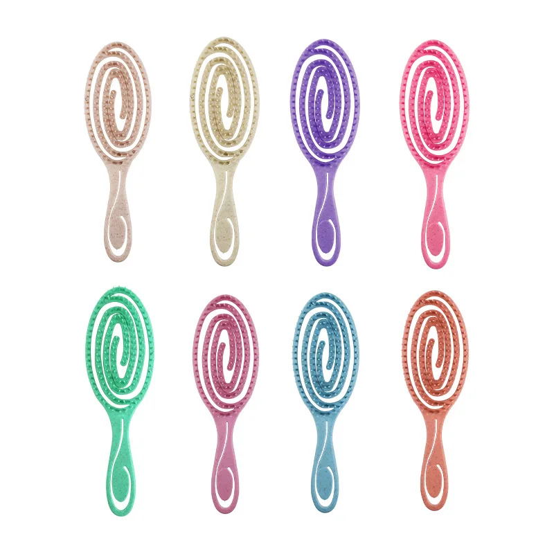 Расслабляющая эластичная Массажная расческа портативная щетка для волос головы