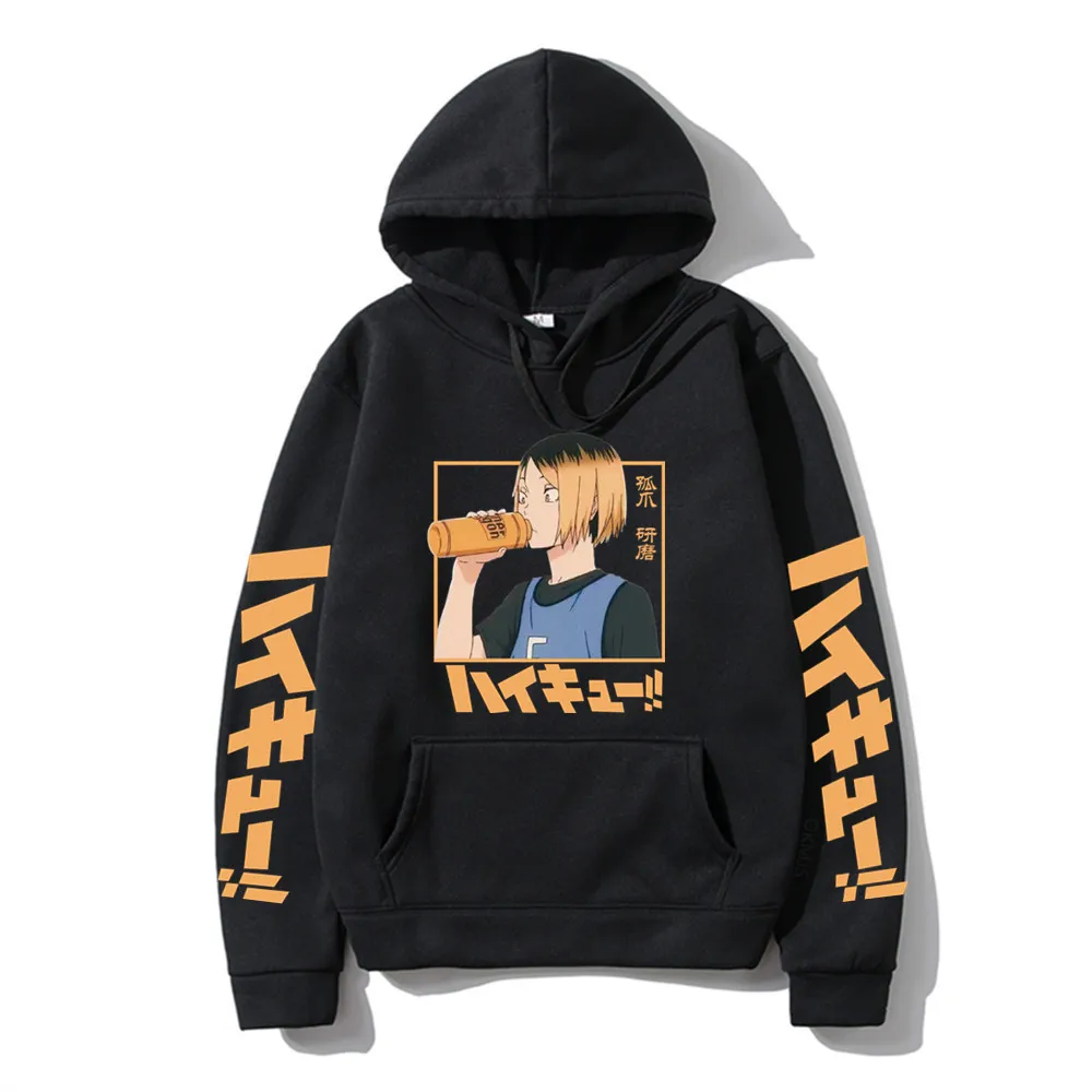 Толстовка мужская оверсайз в стиле Харадзюку худи с принтом аниме Kenma Kozume