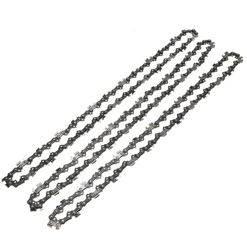 

HOT-3Pcs Chainsaw Semi Chisel Chain 3/8LP 0.05 50DL Drive Link Chainsaw Saw Chain Blade Wood Cutting Parts