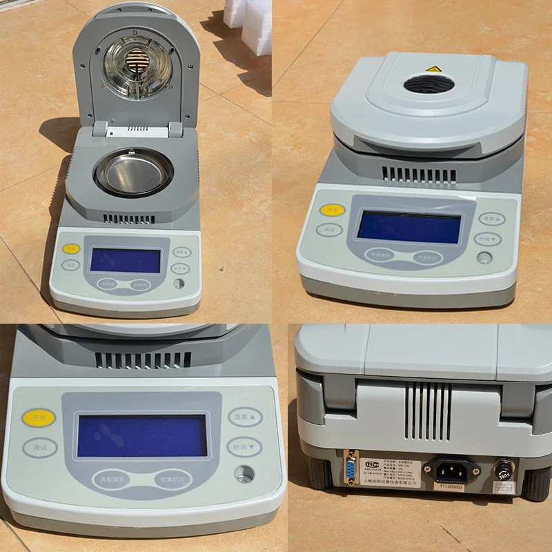 Галогенный нагревательный лабораторный анализатор влажности с диагональю 50 г и