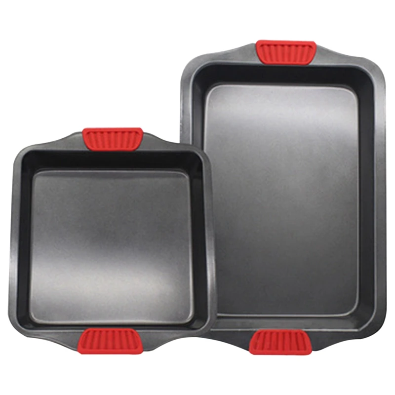 

Silicone Binaural Baking Pan Non-Stick Biscuit Baking Pan Baking Pan Multifunctional Professional Kitchen Utensils