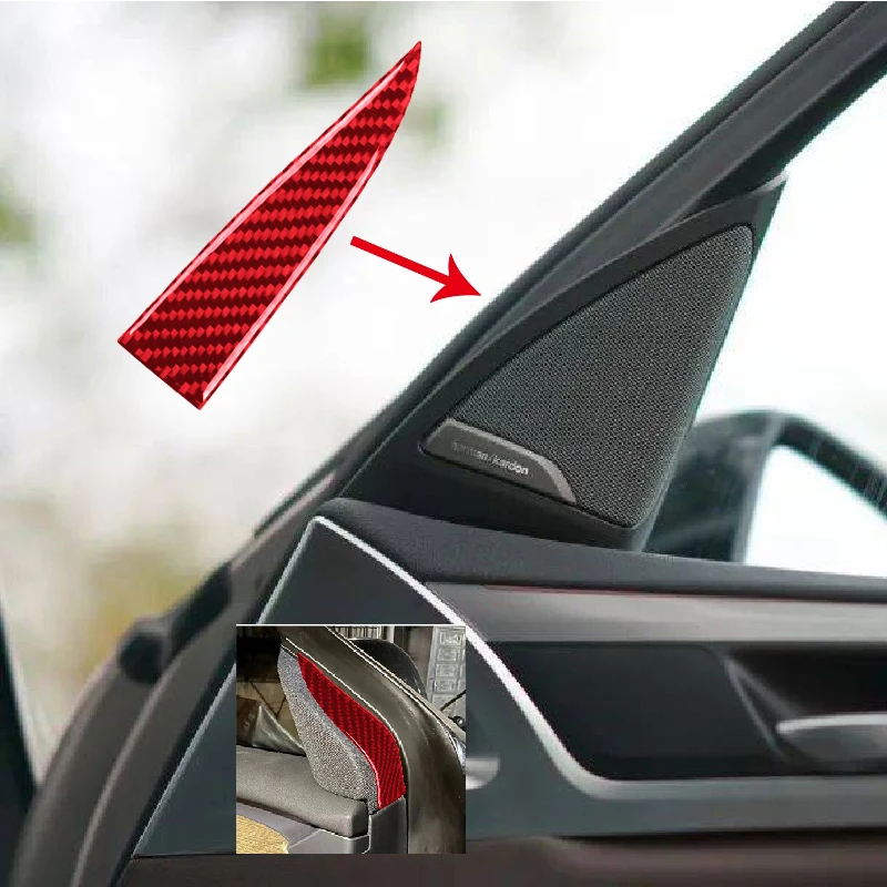 Приборная панель из углеродного волокна обе стороны динамика аудио накладка