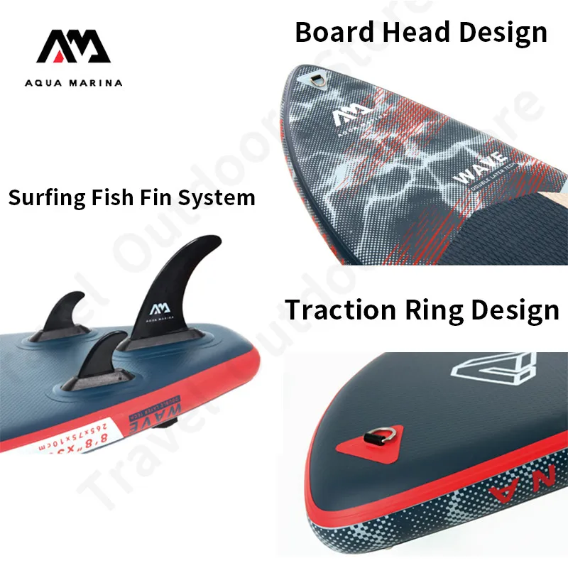 Аква-Марина Новинка 2023 волна 8ɸ &quotx75''x4' Sup доска для серфинга стоячая