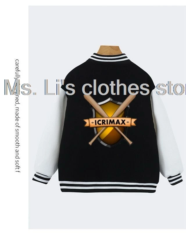 Burgerpommes Short sleeved Icrimax Paulberger Baseball Tops Kids Anime Tshirt Boys/girls Fashion cotton Casual Clothing