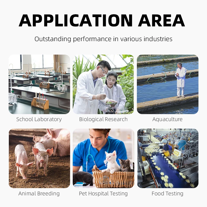 Профессиональный лабораторный биологический HD-микроскоп 40X-1600X композитный