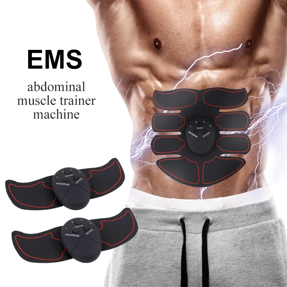 

EMS Abdominal Muscle Stimulator Trainer ABS Fitness Training Home Gym Waist Trainer Wireless Body Slimming Shaping Massager