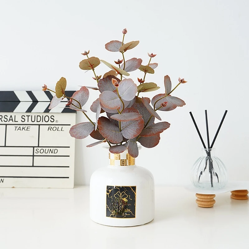 

Artificial Plants Home Bedroom Decor Balcony Desktop Table Mini Bonsai Wedding Party Decoration Fake Plants Garden Decoration