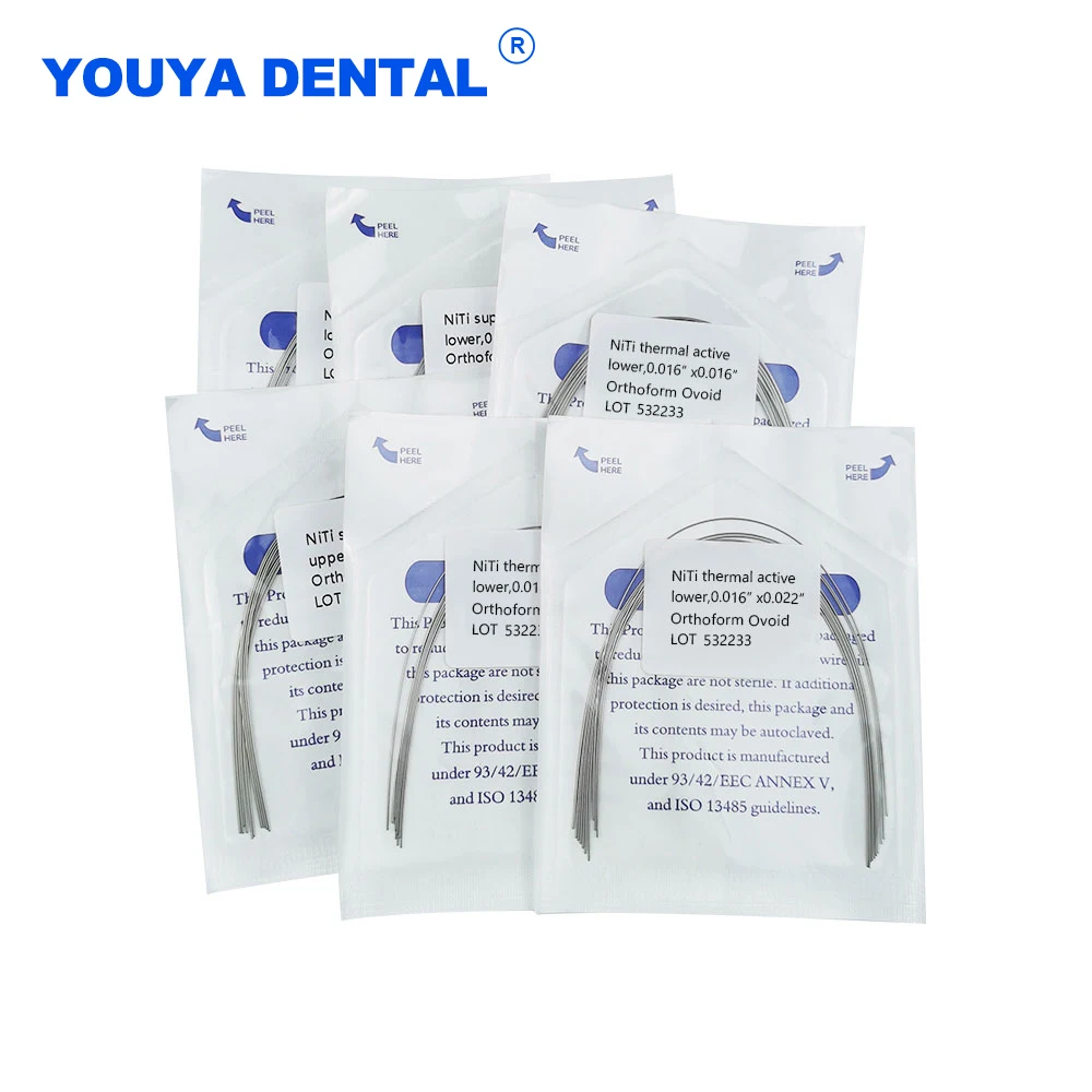 

Dental Orthodontic Niti Thermal Active Round Rectangle NITI Arch Wires Teeth Brace For Dental Orthodontic Treatment Form Dentist