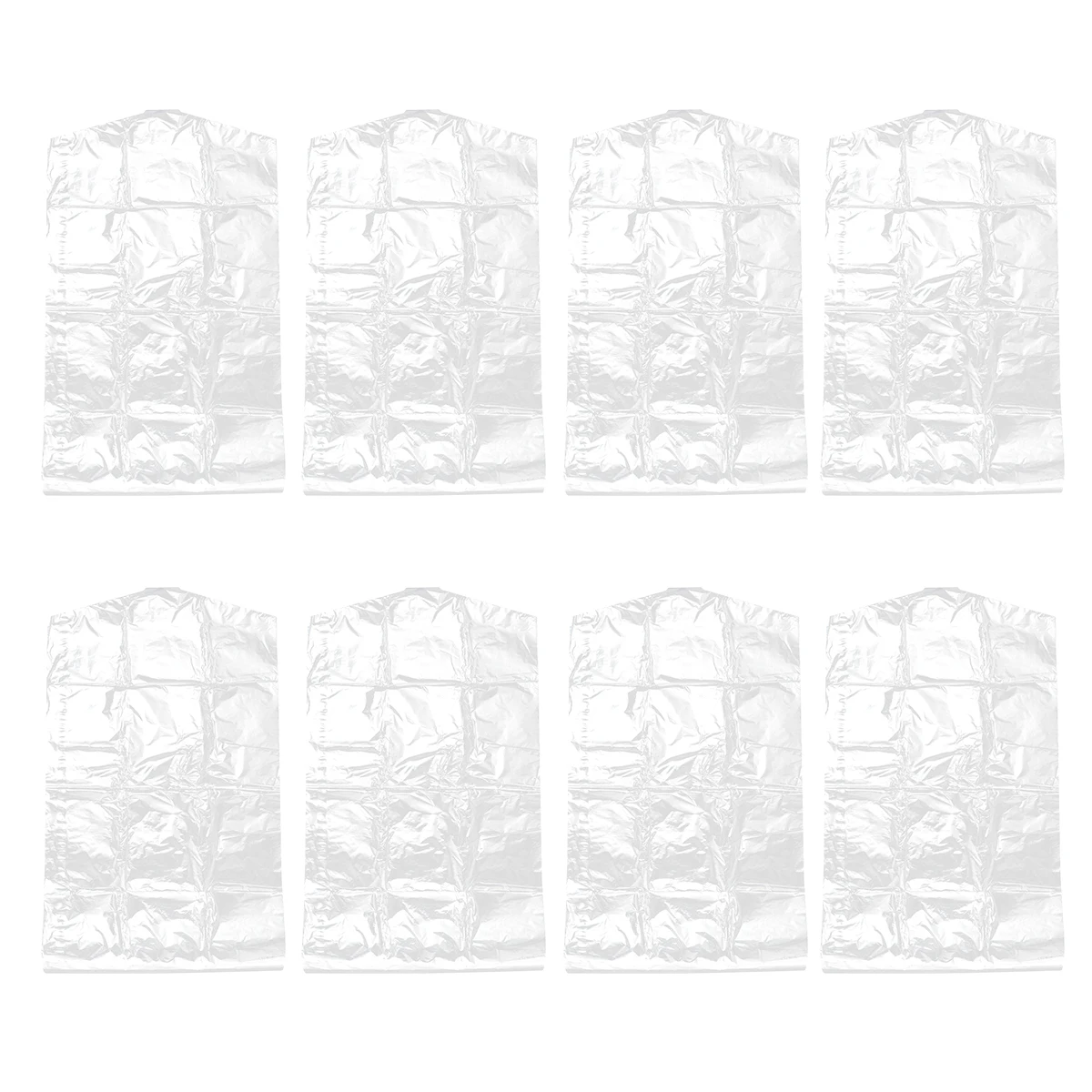 

50pcs 60x150cm Clothes Dust Cover Clear Plastic Garment Bags Disposable Dustproof Storage Bags for Home Shop Outdoor