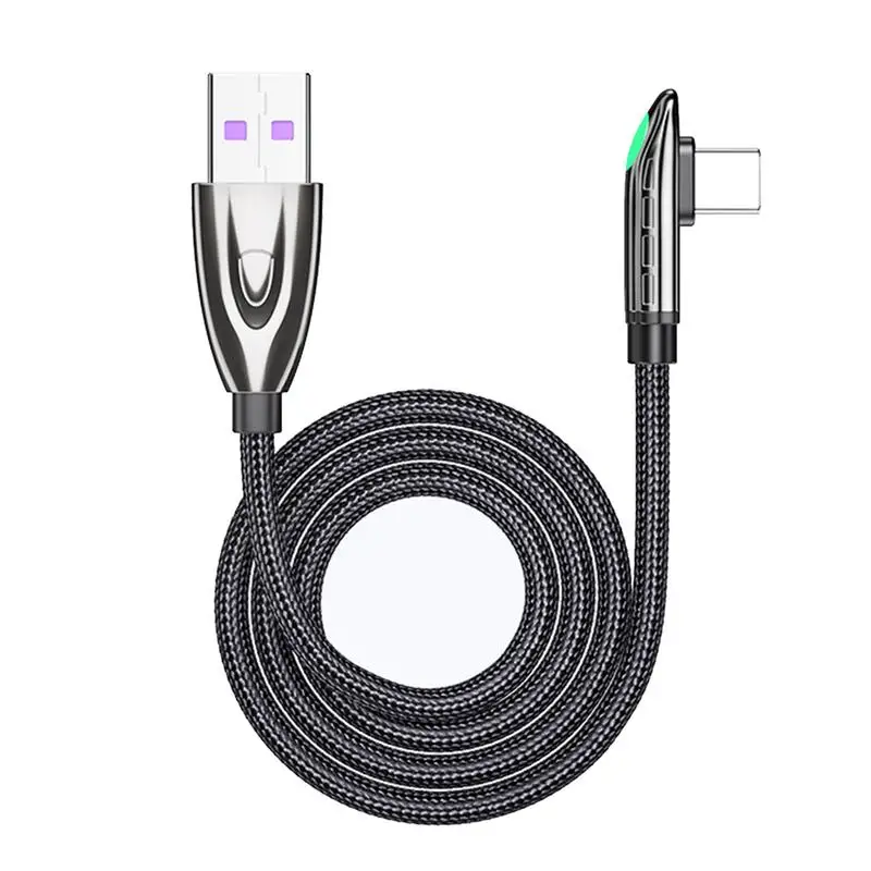 

Elbow 6A/66W Charging Cable Cable 480Mbps Fast Charging For Samsung PC Laptop Tablet Phone