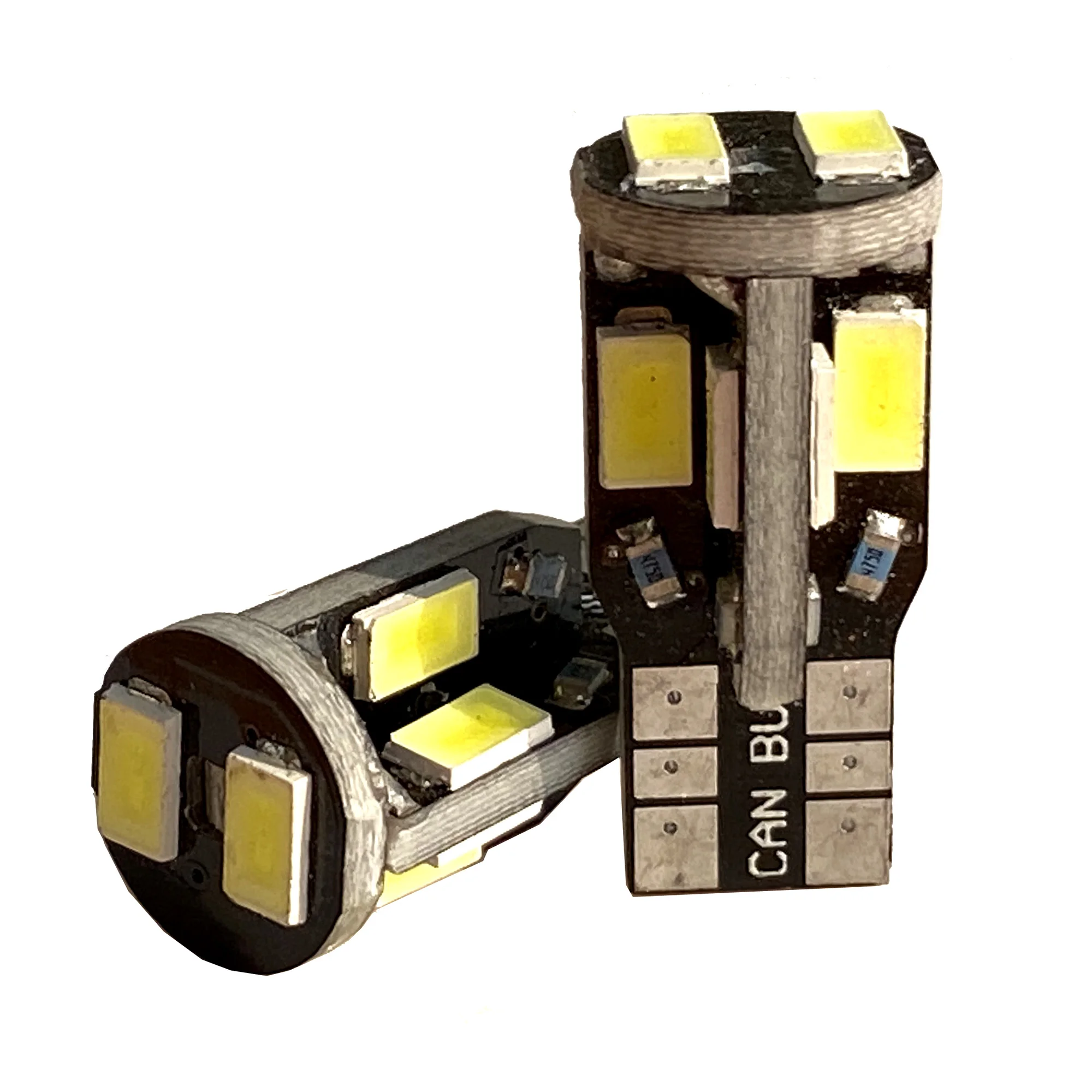 100 шт., лампы для парковочных огней, T10 168 192 W5W 10 SMD 5630 5730