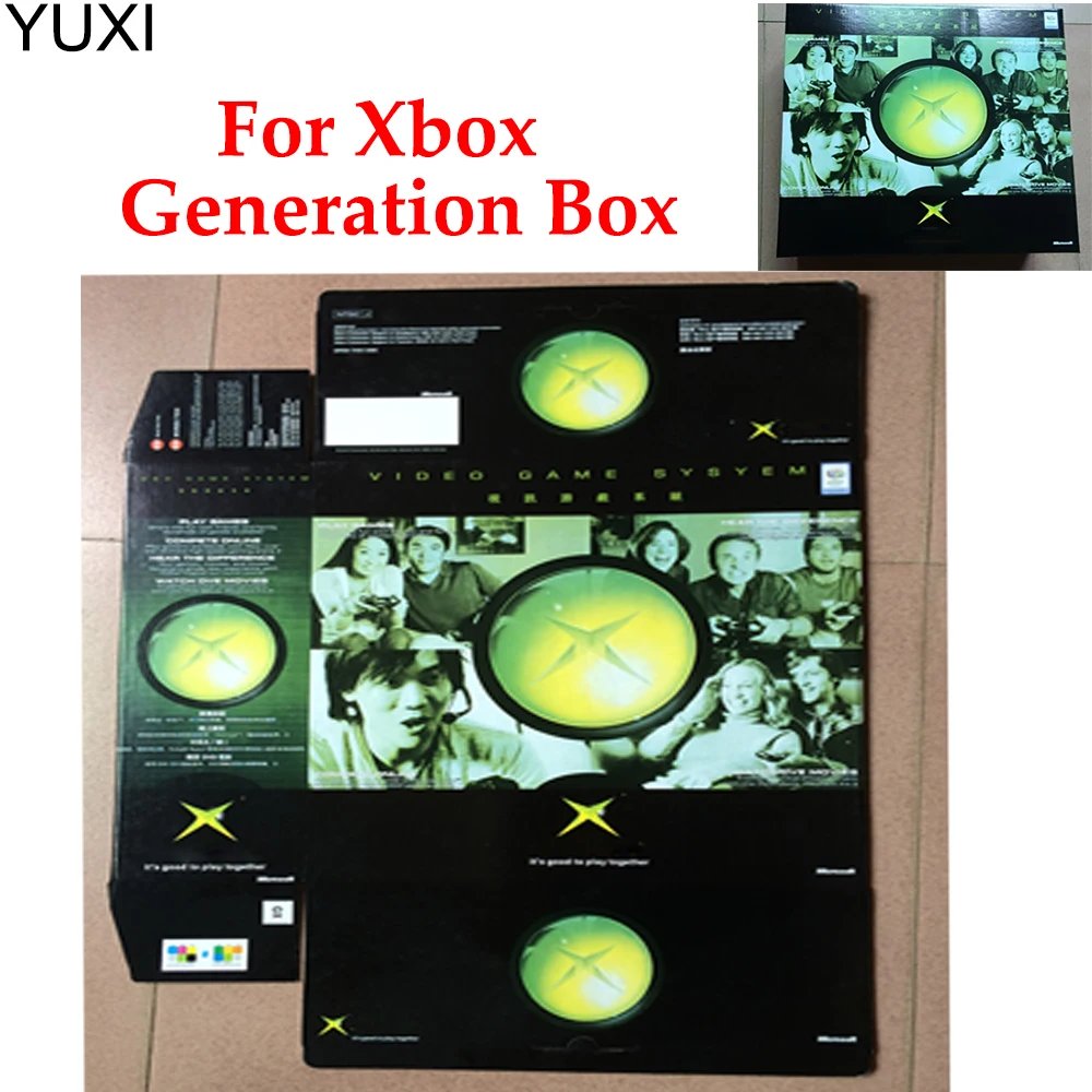 

YUXI 1 шт. для Xbox поколение коробка высокого качества Новая картонная упаковочная коробка для Xbox геймпад игровая консоль защитная коробка упа...