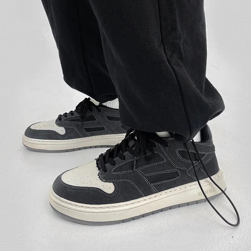 

Кроссовки мужские для бега, повседневная обувь для скейтборда, плоская подошва, Нескользящие, теннисная обувь