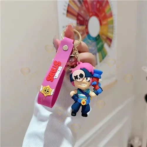 Брелок для ключей в виде дикой природы с мультяшными шипами