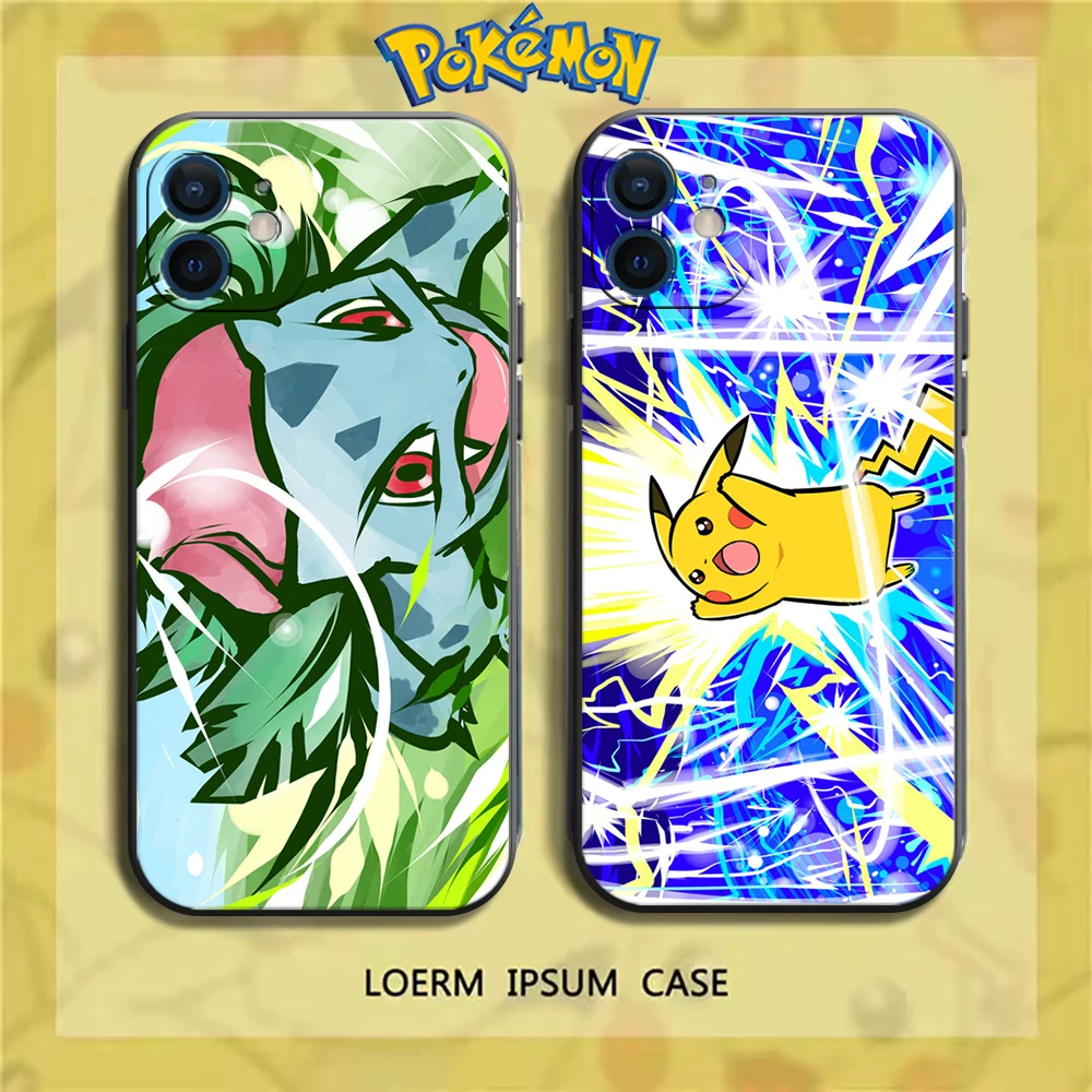 

Pokemon Cute Cartoon Case For iPhone 11 13 Pro Max Mini 12 Pro Max X XR XS MAX SE2020 8 7 6 6S Plus HOT NEW Silicone Phone Cover