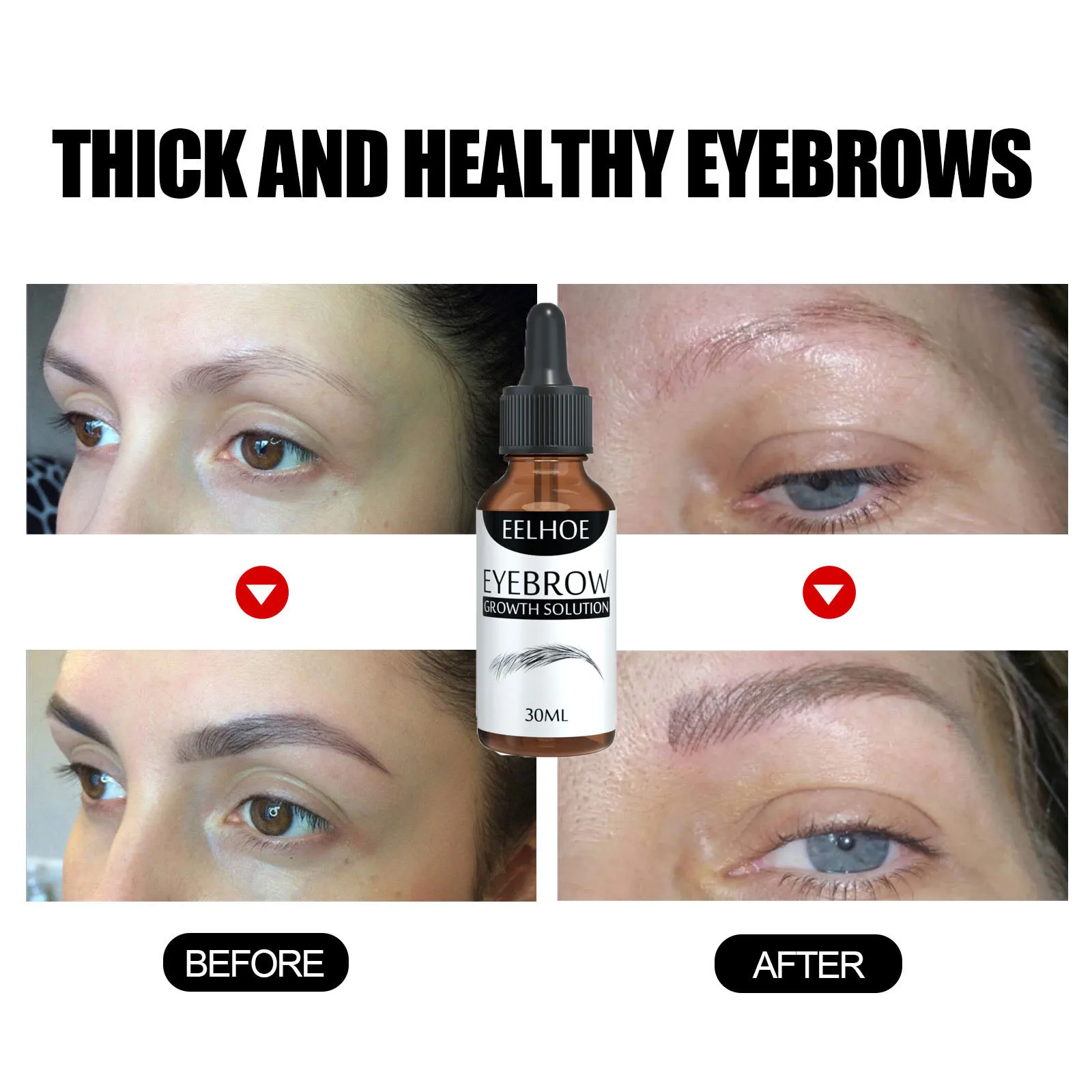 

30ml Eyebrow Enhancer Growth Oil Promote Brow Growth And Thicken 100% Natural Liquid Mild And Non-Irritating Large Capacity