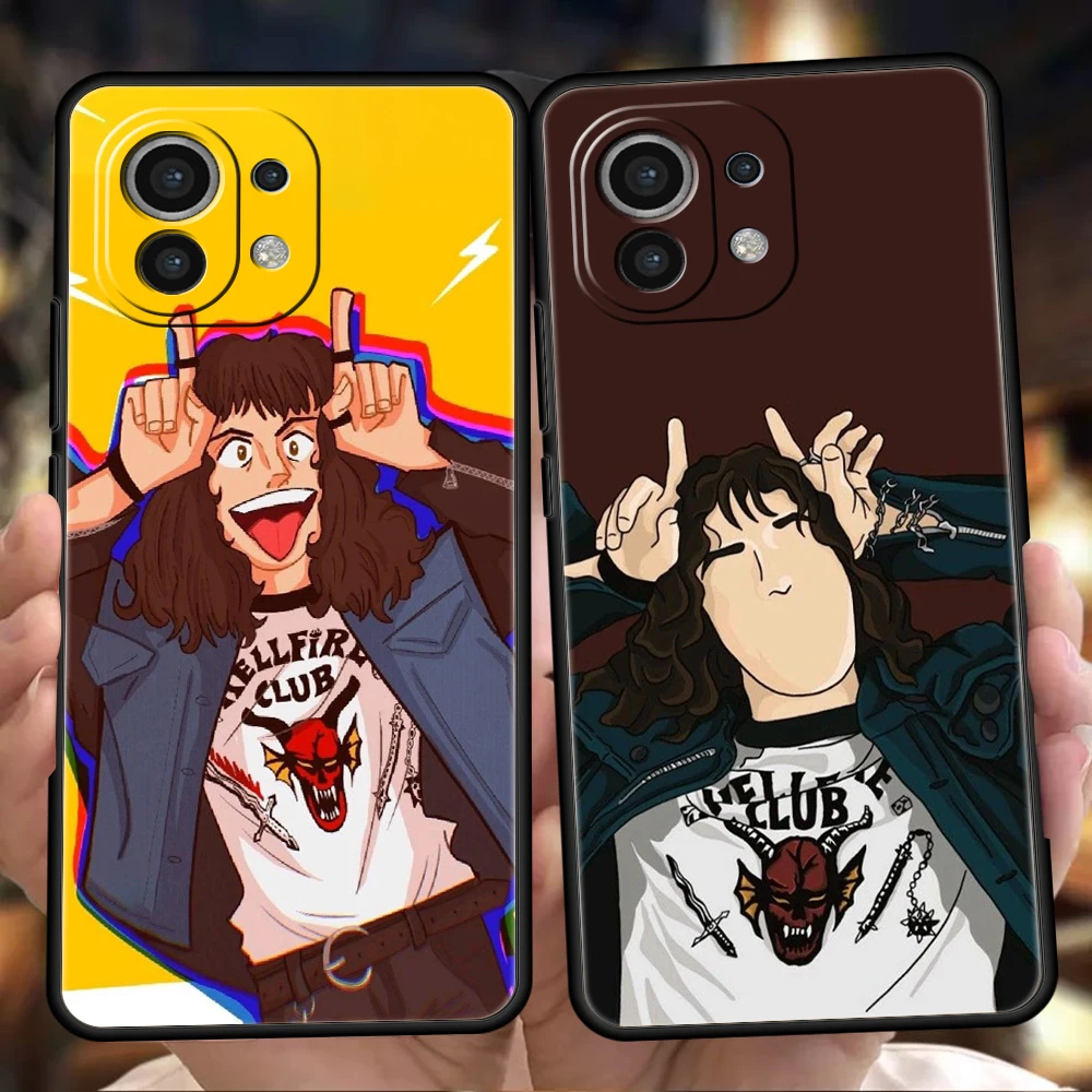 

BANDAI Stranger Things Phone Case For Xiaomi Mi X3 X4 NFC F3 M3 M4 GT Note 9T 10T 10 11 Ultra 11T 11X 12 Pro Lite 5G Soft Shell