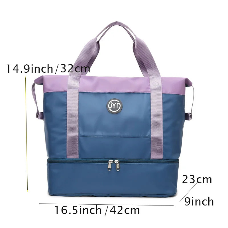 Large Capacity Thicken Travel Bags Waterproof Luggage Tote Handbag Travel Duffle Bag Gym Yoga Storage Shoulder Bag For Women Men