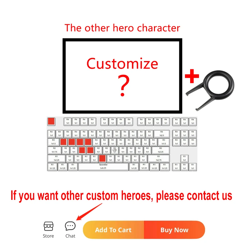 League of Legends Custom All Summoner Heroes Personality Keycap For Mechanical Gaming Mini GK61 ANNE PRO 2 60% Keyboard Keycaps images - 6