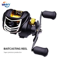 whyy baitcasting reel 7 21 speed gear ratio 8kg max drag 31bb metal saltwater carp fishing reel for ocean boat fishing