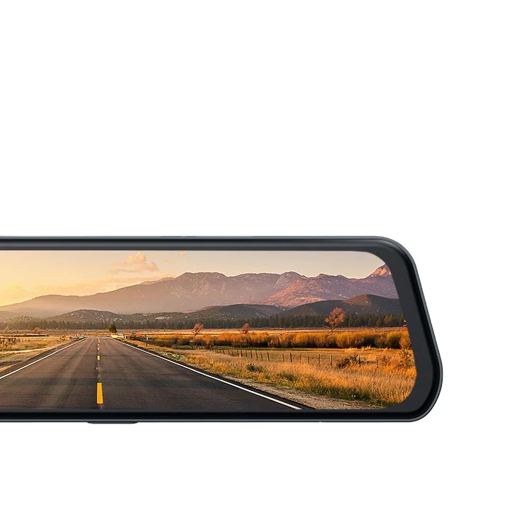 

Night vision 9.35 inch dual lens 1080p mirror dvr recorder dash cam car black box