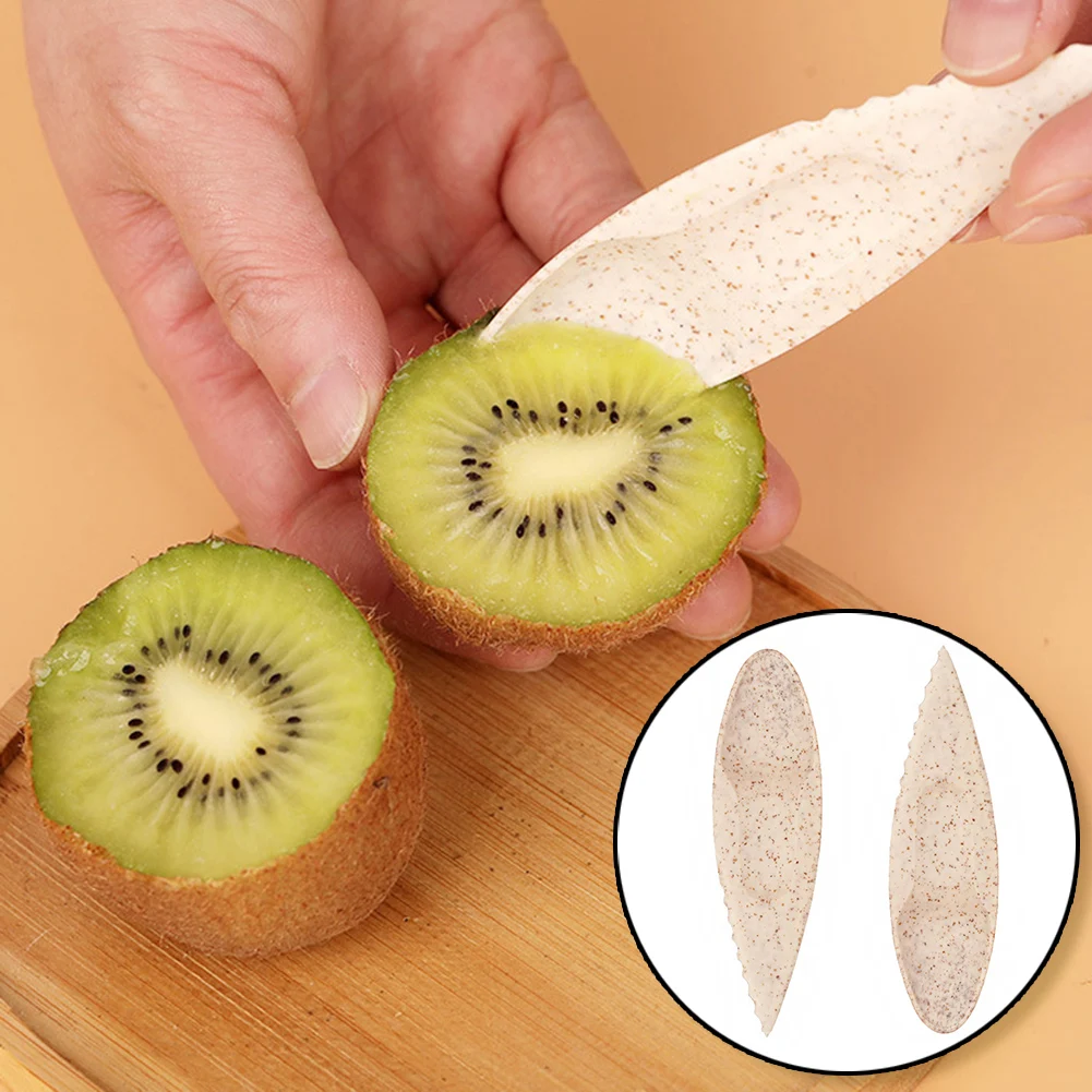 

1Pc Plastic Kiwi Spoon Divider Kitchen Accessories Beige Peeler Fruit Dig Scoop 2 In 1 Tools For Kitchen Fruit Salad