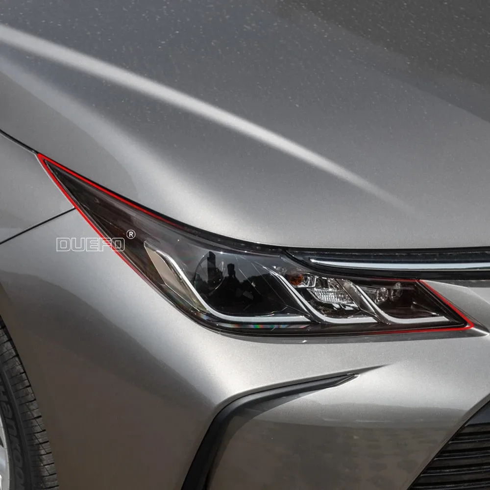For 2019-2022 Toyota Corolla E210 Car Headlight Black Protective Film Protection Transparent TPU Vinyl Wrap Sticker Accessories For 2019-2022 Toyota Corolla E210 Car Headlight Black Protective Film Protection Transparent TPU Vinyl Wrap Sticker Accessories