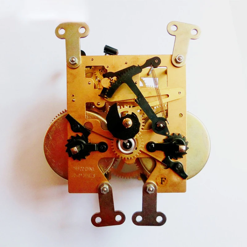 Metal 15 Days Mechanism Grandfather Clocks Parts Movement Clock Repair Accessories Mechanical Clock Mechanism Long Shaft Parts