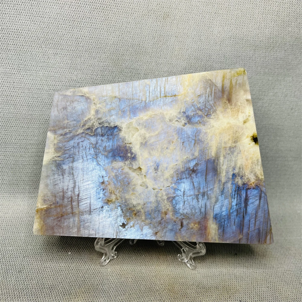 

Образцы минералов лунного камня, натуральные украшения для дома и сада, духовное украшение, религиозные подарки, произведение зуда, алтарь ...